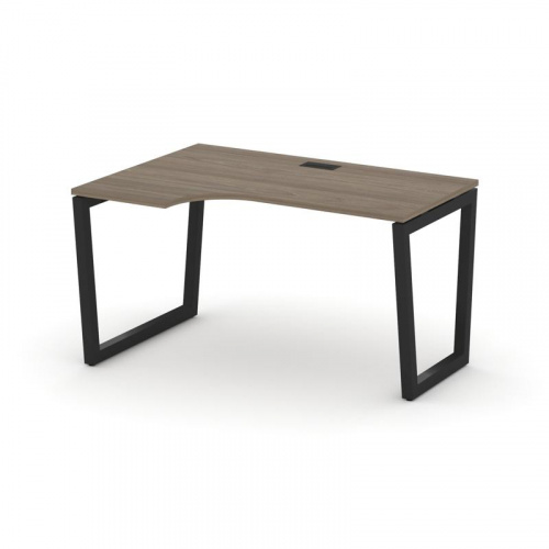 Style Project Стол рабочий эргоном. SN-5T2.SPA-001(L) Акация Лорка/Металл Антрацит/Заглушка Пластик фото 4