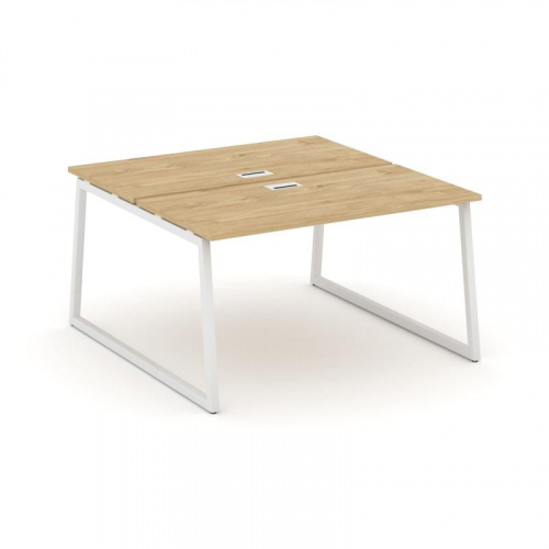 Style Project Рабочая станция 2-х сторон. SN-4T1.DRS-021 Акация Лорка/Металл Антрацит/Заглушка Пласт фото 3