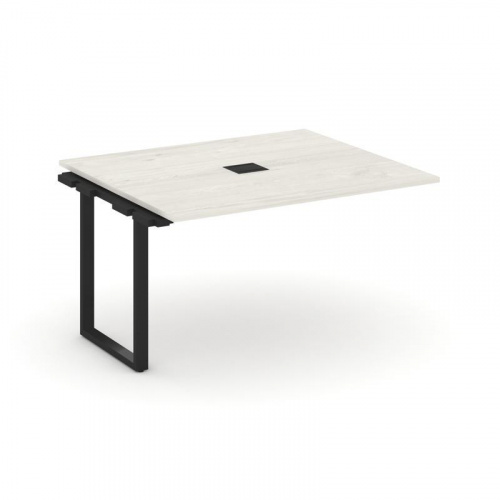 Style Project Проходной наб. элем. перег. стола SN-6O.NSPRG-033 Дуб Наварра/Металл Белый 1380*1180*7 фото 13