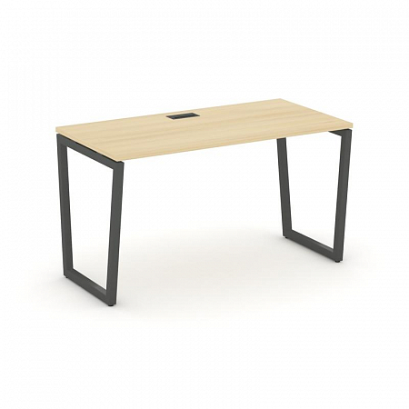 Style Project Стол письменный SN-4T2.SP-022 Акация Лорка/Металл Антрацит/Заглушка Пластик Черный 118