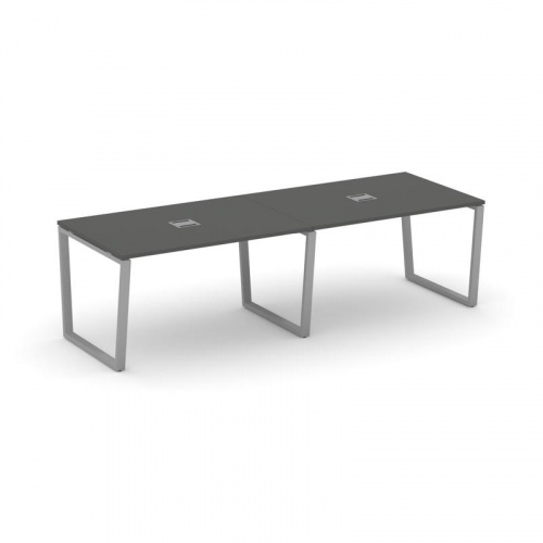 Style Project Стол переговорный SN-6T2.SPRG-012 Акация Лорка/Металл Антрацит/Заглушка Металл Антраци фото 18