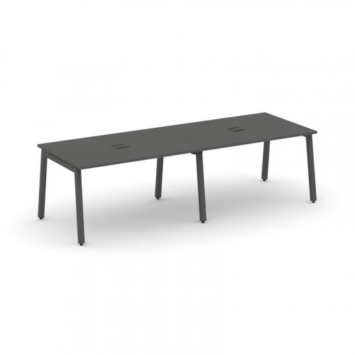 Style Project Стол переговорный SN-5A.SPRG-013 Антрацит/Металл Белый 2760*980*750 фото 21