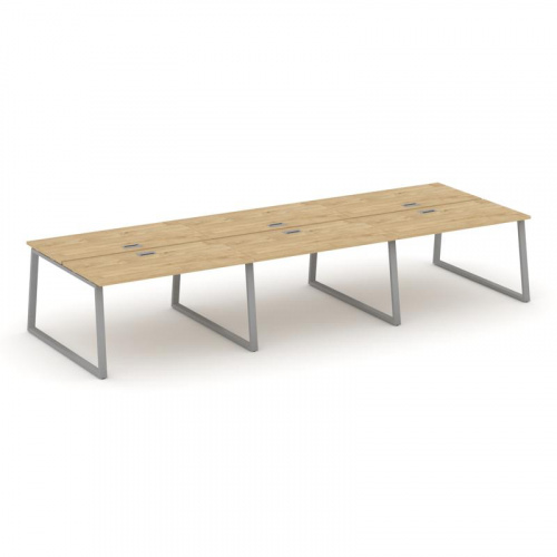 Style Project Рабочая станция 2-х сторон. SN-6T1.DRS-081 Акация Лорка/Металл Антрацит/Заглушка Пласт фото 2