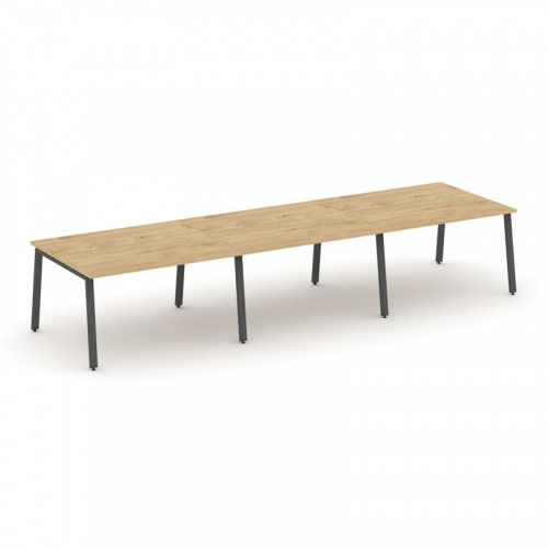 Style Project Стол переговорный SN-6A.SPRG-053.3 Тиквуд Светлый/Металл Антрацит 4140*1180*750 фото 28