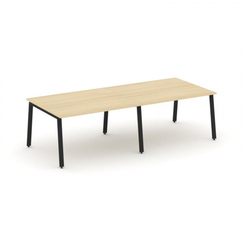 Style Project Стол переговорный SN-6A.SPRG-042.3 Дуб Наварра/Металл Белый 2360*1180*750 фото 9