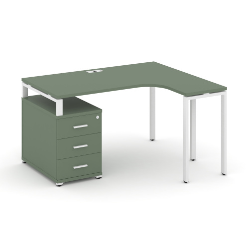 Стол эргономичный с опорной тумбой Concept CN.SA-303(R)