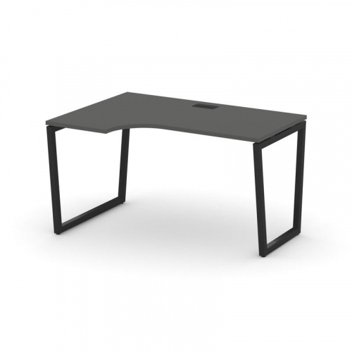 Style Project Стол рабочий эргоном. SN-4T2.SPA-002(L) Акация Лорка/Металл Антрацит/Заглушка Пластик фото 5