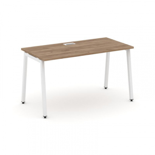 Style Project Стол письменный SN-4A.SP-004 Дуб Табак/Металл Белый 1580*600*750 фото 28