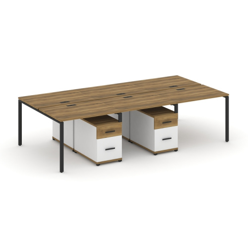 Бенч-система на 6 мест с 2 опорными тумбами Concept CN.DRS-345 фото 7