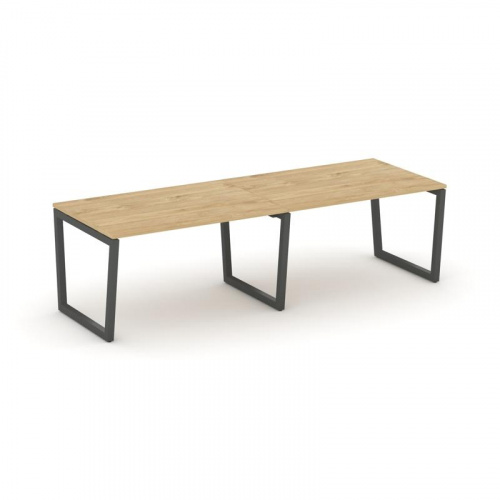 Style Project Стол переговорный SN-5T2.SPRG-012.3 Акация Лорка/Металл Антрацит 2360*980*750 фото 22