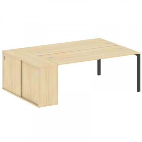 Бенч-система с шкафом-купе на П-обр. м/к Metal System БП.РС-СШК-1.5 фото 2