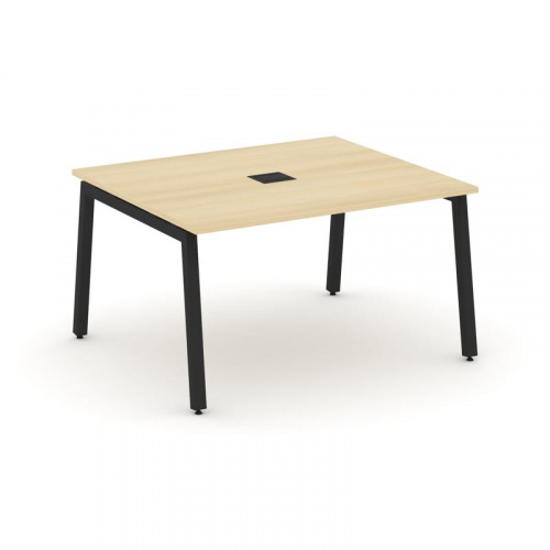 Style Project Стол переговорный SN-5A.SPRG-032 Акация Лорка/Металл Белый 1180*1180*750 фото 6