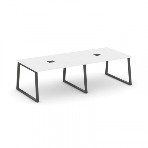 Style Project Стол переговорный SN-6T1.SPRG-044 Акация Лорка/Металл Антрацит/Заглушка Металл Антраци фото 26