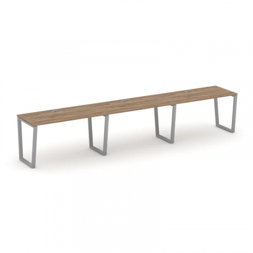 Style Project Рабочая станция 1 сторон. SN-6T2.ORS-051 Акация Лорка/Металл Антрацит/Заглушка Пластик фото 10