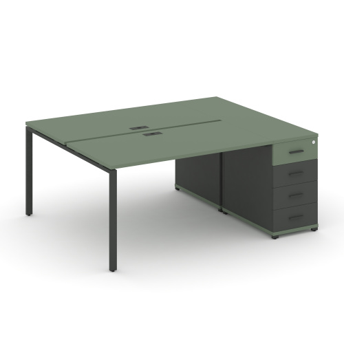 Бенч-система с 1 опорной тумбой Concept CN.DRS-403 фото 2