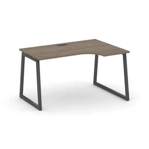 Style Project Стол рабочий эргоном. SN-4T1.SPA-022(R) Акация Лорка/Металл Антрацит/Заглушка Пластик фото 9 Style Project Стол рабочий эргоном. SN-4T1.SPA-022(R) Акация Лорка/Металл Антрацит/Заглушка Пластик фото 9