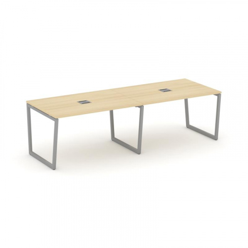 Style Project Стол переговорный SN-4T2.SPRG-013 Акация Лорка/Металл Антрацит/Заглушка Металл Антраци фото 20