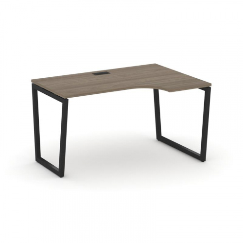 Style Project Стол рабочий эргоном. SN-4T2.SPA-022(R) Акация Лорка/Металл Антрацит/Заглушка Пластик фото 4 Style Project Стол рабочий эргоном. SN-4T2.SPA-022(R) Акация Лорка/Металл Антрацит/Заглушка Пластик фото 4