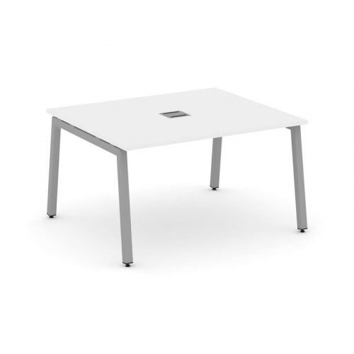 Style Project Стол переговорный SN-5A.SPRG-032 Акация Лорка/Металл Белый 1180*1180*750 фото 2