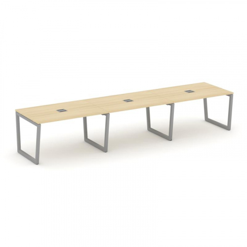 Style Project Стол переговорный SN-5T2.SPRG-024 Акация Лорка/Металл Антрацит/Заглушка Металл Антраци фото 20