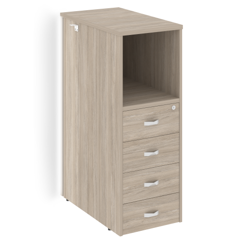 Тумба с подсветкой на 4 ящика Onix Белый O.R-TV-4.S фото 15