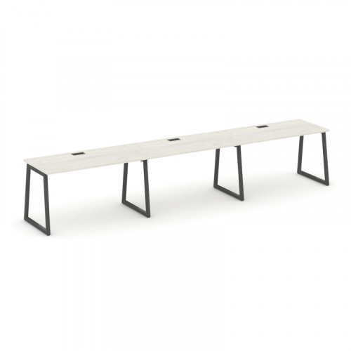 Style Project Рабочая станция 1 сторон. SN-4T1.ORS-044 Акация Лорка/Металл Антрацит/Заглушка Пластик фото 9