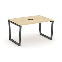 Style Project Стол переговорный SN-5T2.SPRG-001 Акация Лорка/Металл Антрацит/Заглушка Металл Антраци