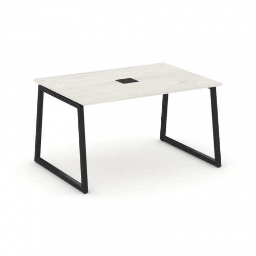 Style Project Стол переговорный SN-4T1.SPRG-002 Акация Лорка/Металл Антрацит/Заглушка Металл Антраци фото 4