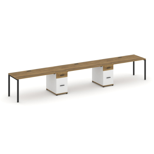 Бенч-система на 3 места с 2 опорными тумбами Concept CN.ORS-439 фото 7