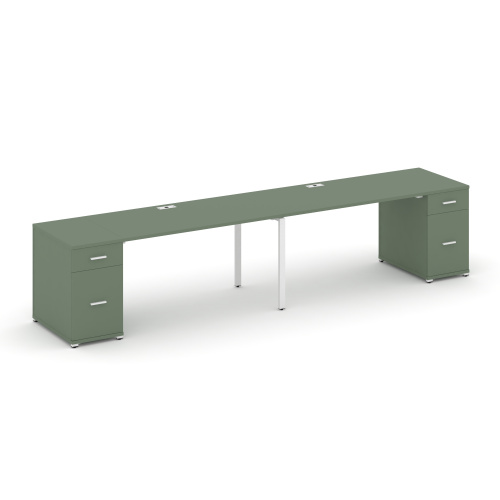 Бенч-система на 2 места с 2 опорными тумбами Concept CN.ORS-416