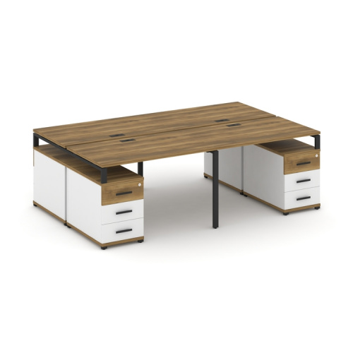 Бенч-система на 4 места с 2 опорными тумбами Concept CN.DRS-326 фото 7