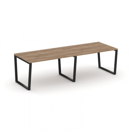 Style Project Стол переговорный SN-6T2.SPRG-011.3 Акация Лорка/Металл Антрацит 1960*980*750 фото 4 Style Project Стол переговорный SN-6T2.SPRG-011.3 Акация Лорка/Металл Антрацит 1960*980*750 фото 4