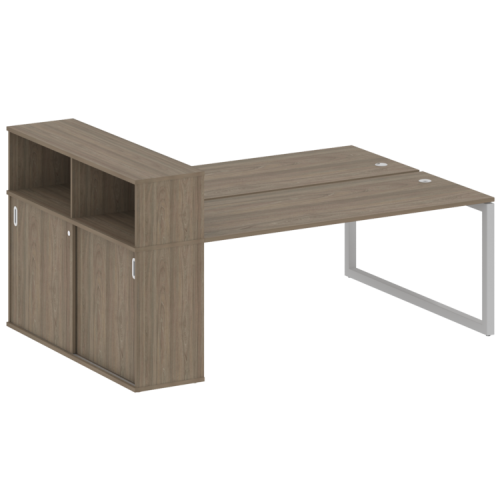 Бенч-система с шкафом-купе на О-обр. м/к Metal System Quattro 50БО.РС-СШК-2.5 фото 2 Бенч-система с шкафом-купе на О-обр. м/к Metal System Quattro 50БО.РС-СШК-2.5 фото 2