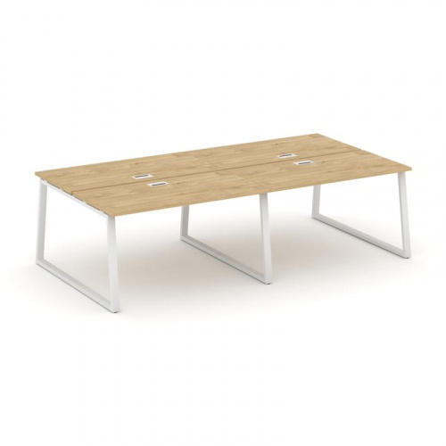 Style Project Рабочая станция 2-х сторон. SN-6T1.DRS-032 Акация Лорка/Металл Антрацит/Заглушка Пласт фото 3