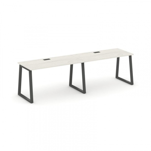 Style Project Рабочая станция 1 сторон. SN-6T1.ORS-003 Акация Лорка/Металл Антрацит/Заглушка Пластик фото 24