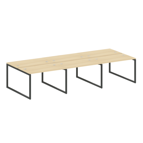 Бенч-система на 6 рабочих мест на О-обр. м/к Metal System Quattro 40БО.СМ-6.2 фото 10