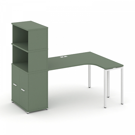 Стол эргономичный с опорным распашным шкафом Concept CN.SA-216(R)