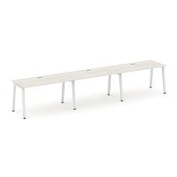 Style Project Рабочая станция 1 сторон. SN-5A.ORS-031 Дуб Наварра/Металл Белый 2940*600*750