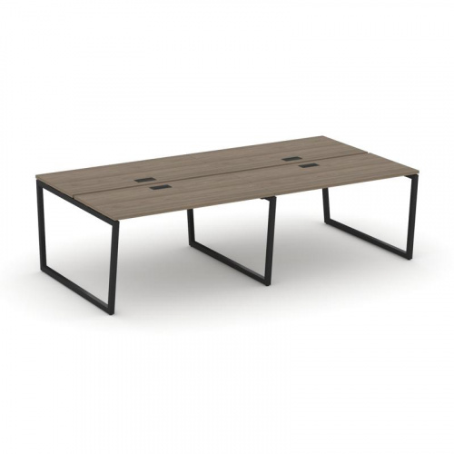 Style Project Рабочая станция 2-х сторон. SN-4T2.DRS-033 Акация Лорка/Металл Антрацит/Заглушка Пласт фото 4