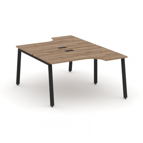 Style Project Рабочая станция эргоном. SN-6A.DRPA-012 Вяз Благородный/Металл Белый 1580*1432/1992*75 фото 11