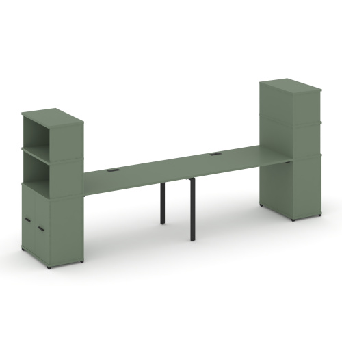 Бенч-система с опорными распашными шкафами Concept CN.ORS-229
