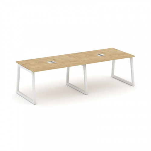 Style Project Стол переговорный SN-5T1.SPRG-013 Акация Лорка/Металл Антрацит/Заглушка Металл Антраци фото 2 Style Project Стол переговорный SN-5T1.SPRG-013 Акация Лорка/Металл Антрацит/Заглушка Металл Антраци фото 2