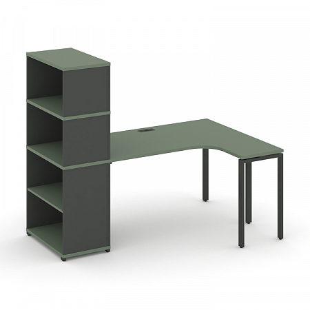Стол эргономичный с опорным стеллажом Concept CN.SA-207(R)
