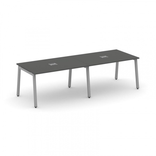 Style Project Стол переговорный SN-5A.SPRG-013 Антрацит/Металл Белый 2760*980*750 фото 8