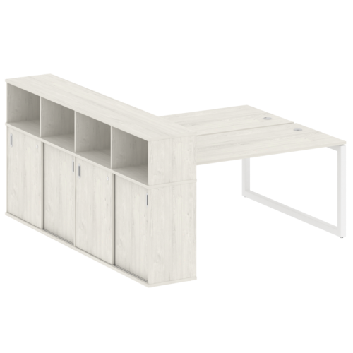 Бенч-система с шкафом-купе на О-обр. м/к Metal System Quattro 50БО.РС-СШК-4.4 фото 10