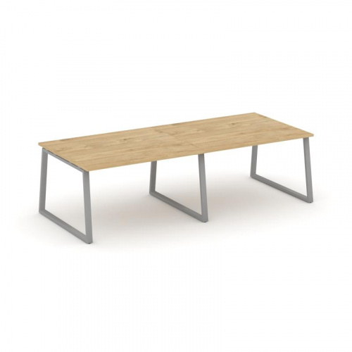 Style Project Стол переговорный SN-6T1.SPRG-042.3 Акация Лорка/Металл Антрацит 2360*1180*750 фото 3