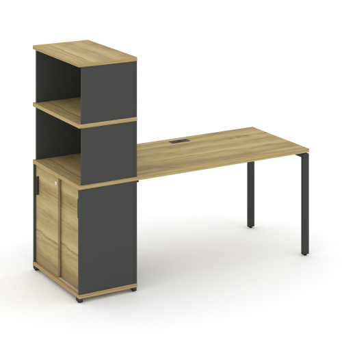 Стол офисный с опорным шкафом-купе Concept CN.SP-241