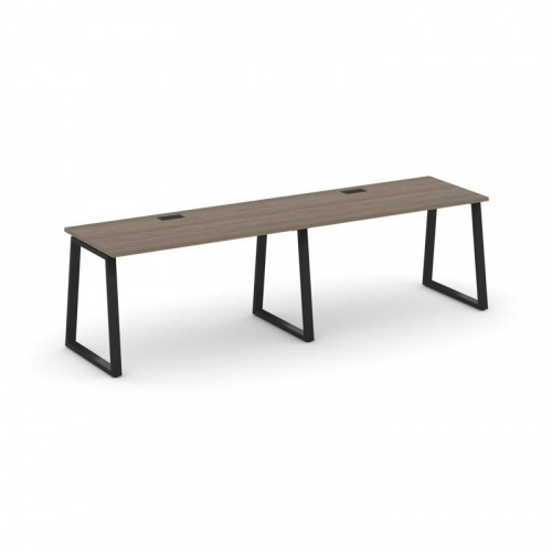 Style Project Рабочая станция 1 сторон. SN-6T1.ORS-003 Акация Лорка/Металл Антрацит/Заглушка Пластик фото 7