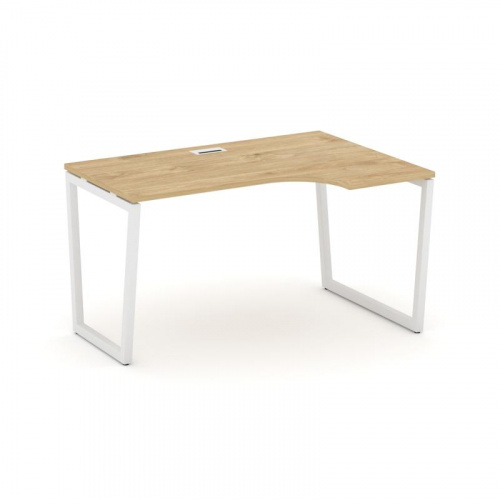 Style Project Стол рабочий эргоном. SN-4T2.SPA-022(R) Акация Лорка/Металл Антрацит/Заглушка Пластик фото 3 Style Project Стол рабочий эргоном. SN-4T2.SPA-022(R) Акация Лорка/Металл Антрацит/Заглушка Пластик фото 3