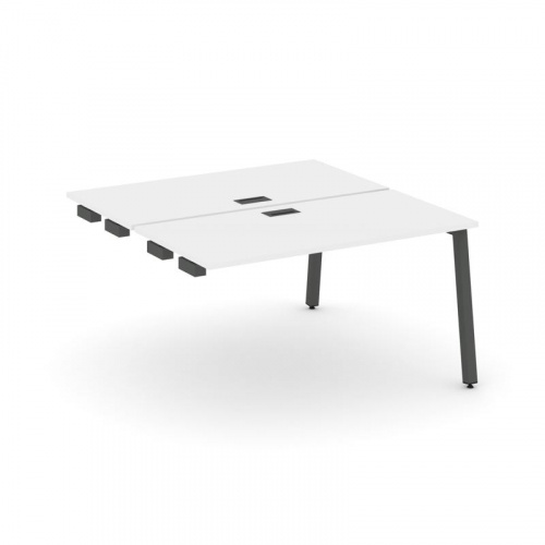 Style Project Стол-приставка к опор. элем. SN-5A.DPRS-003 Дуб Табак/Металл Белый 1380*1232*750 фото 26